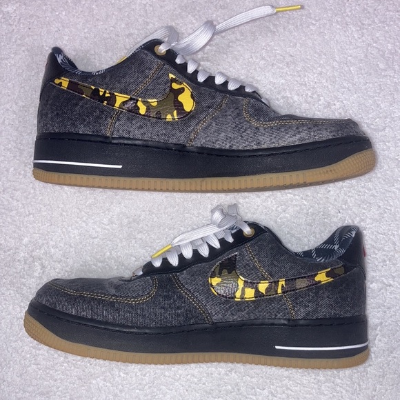 Nike Air Force 1 LV8(GS) DB1964 camo denim remix SIZE: 9 - Picture 2 of 9